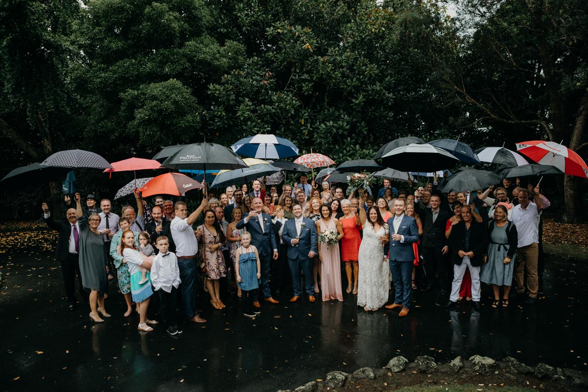 Chancery Chambers Wedding Auckland Alice Wylie Reserve Mount Albert rain ceremony Sarah Weber Photography