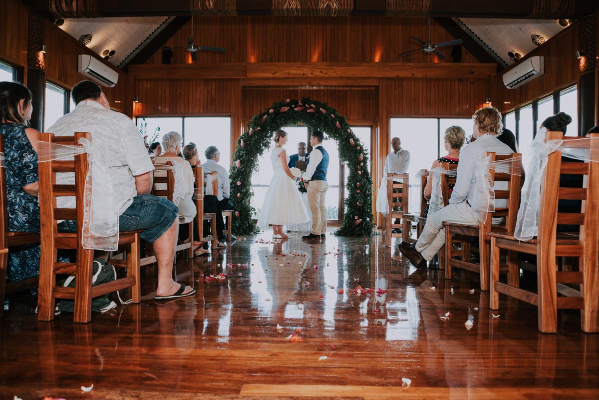 Outrigger weddings ceremony photos Fiji Beach Resort Bure Ni Loloma Chapel of Love