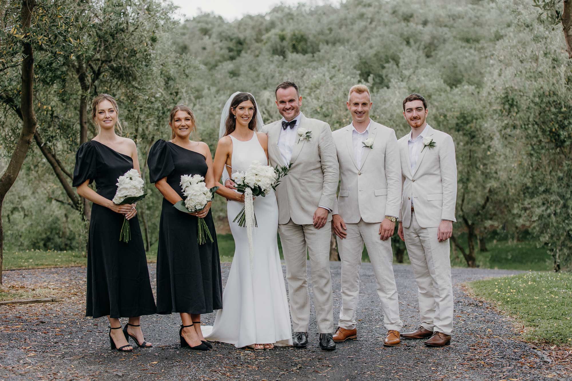Wedding Party photos at Bracu Estate in Auckland photo by Sarah Weber Photography